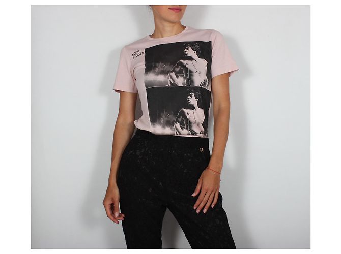 Camiseta Dolce & Gabbana con Mick Jagger. Negro Rosa - vista 10