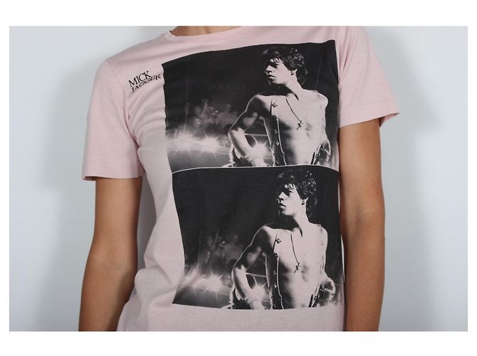 Camiseta Dolce & Gabbana con Mick Jagger. Negro Rosa - vista 9