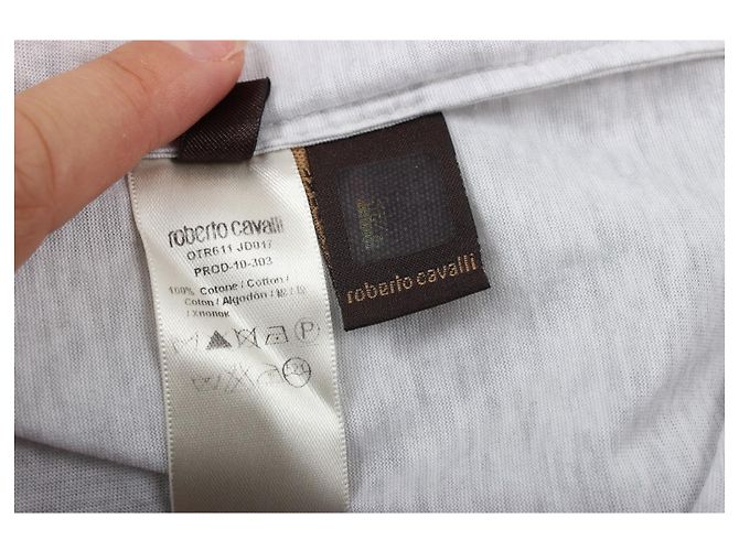 Camiseta Roberto Cavalli. Gris - vista 12