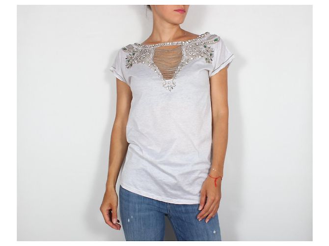 Camiseta Roberto Cavalli. Gris - vista 2