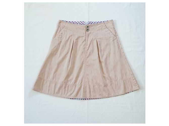 Gonna midi a trapezio in cotone rosa Marc Jacobs - vista 2