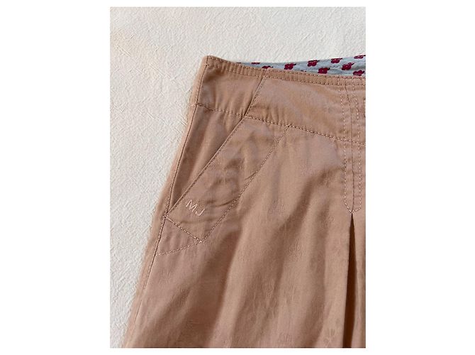 Gonna midi a trapezio in cotone rosa Marc Jacobs - vista 3