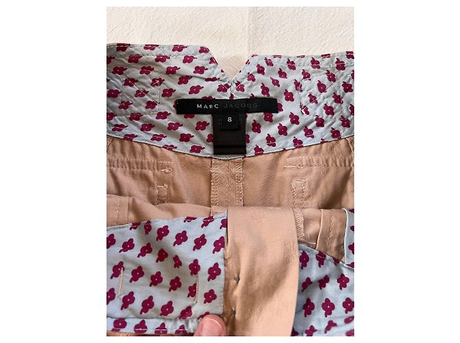 Gonna midi a trapezio in cotone rosa Marc Jacobs - vista 4