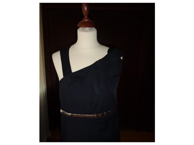 Vestido de cóctel de seda negro Chloé - vista 4