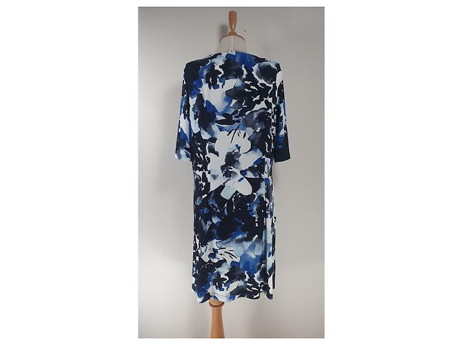 Vera Wang Simply Kleid Blau Mehrfarben - Ansicht 3