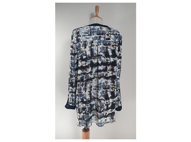 Cynthia Rowley Langes Top Shirt XL Polyester Mehrfarben - Ansicht 4