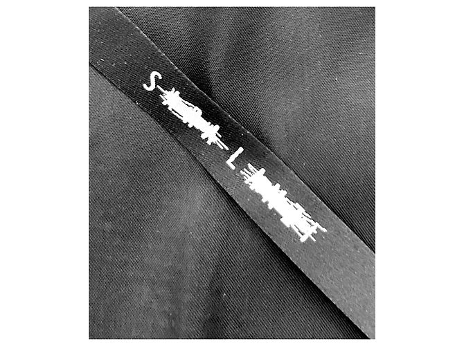 Autre Marque Sara Lanzi Maxikleid aus schwarzem Lurex - Ansicht 7