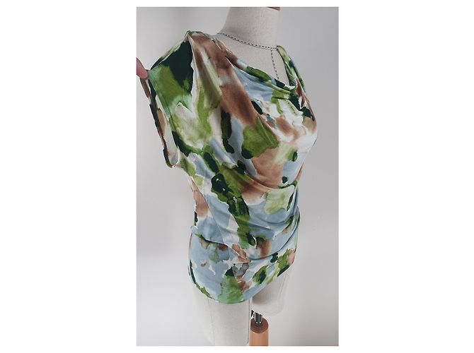 Camicetta Vera Wang Simply in Raion Multicolore - vista 2