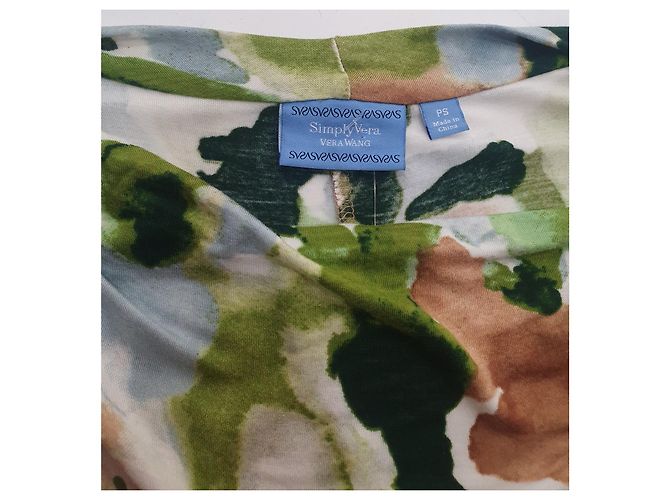 Camicetta Vera Wang Simply in Raion Multicolore - vista 4