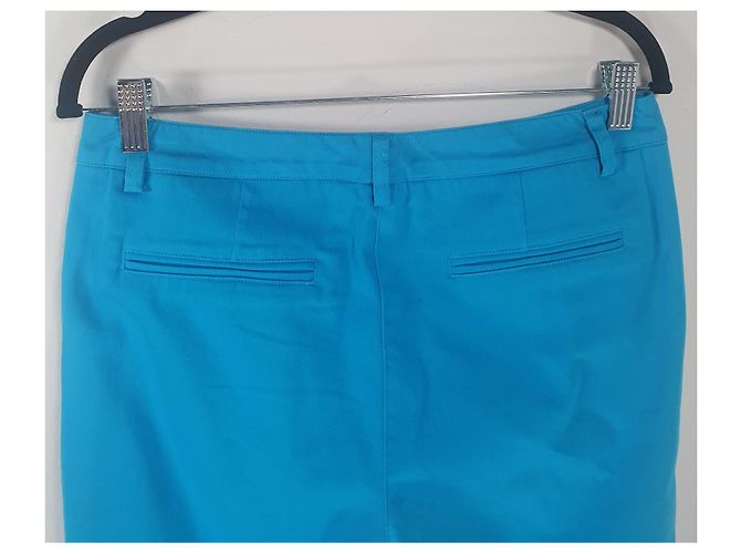 Pantalones azules de algodón Parosh - vista 4