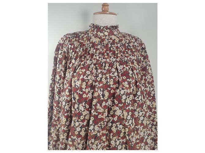 Autre Marque Baumwollkleid mehrfarbig Mehrfarben - Ansicht 2