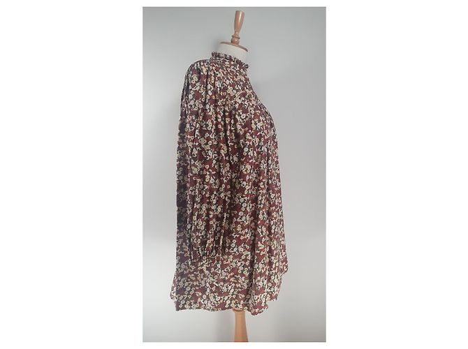 Autre Marque Baumwollkleid mehrfarbig Mehrfarben - Ansicht 3