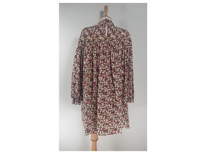 Autre Marque Baumwollkleid mehrfarbig Mehrfarben - Ansicht 4