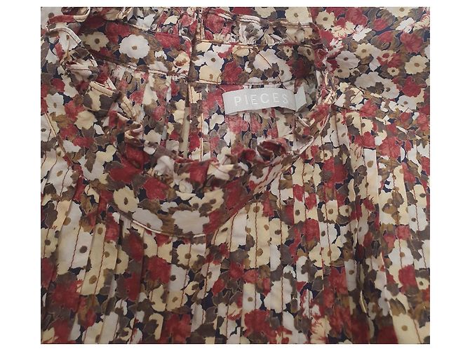 Autre Marque Baumwollkleid mehrfarbig Mehrfarben - Ansicht 5