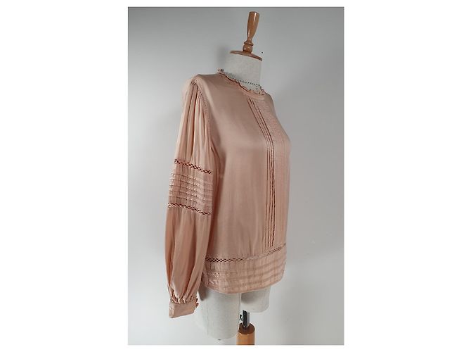 Autre Marque Top de viscosa rosa Anthropologie - vista 3