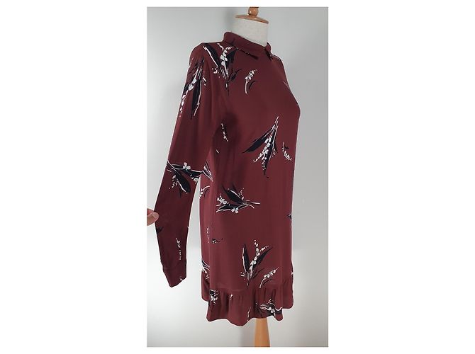Ganni Montrose Crêpe Kleid Mehrfarben - Ansicht 3