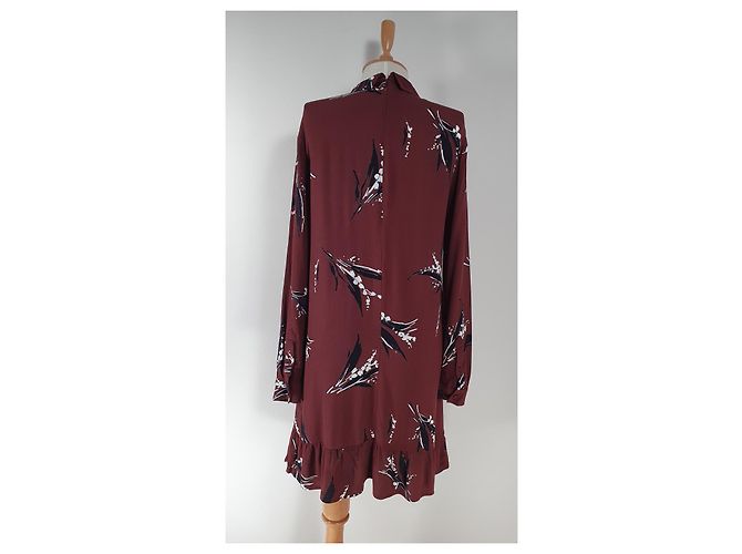 Ganni Montrose Crêpe Kleid Mehrfarben - Ansicht 4
