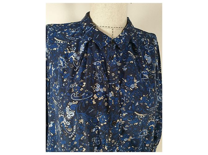 Camisa Noa Noa Azul de Viscosa - vista 2