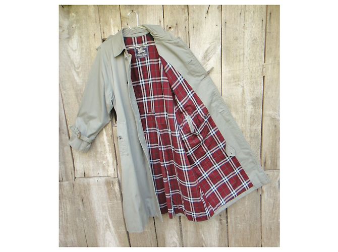 trench da uomo vintage Burberry 50 Grigio - vista 3