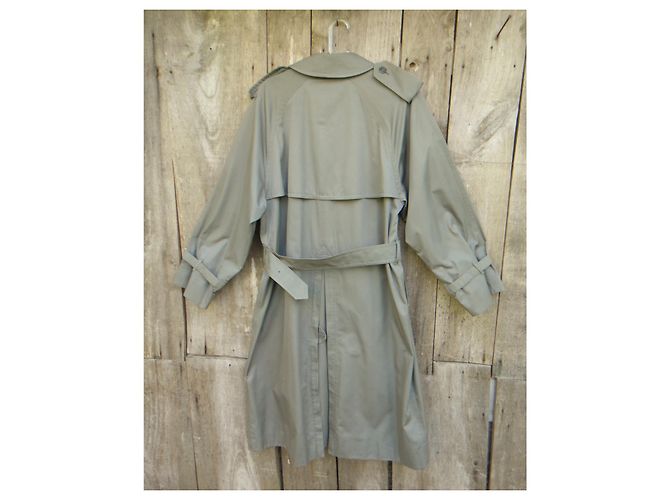 trench da uomo vintage Burberry 50 Grigio - vista 4