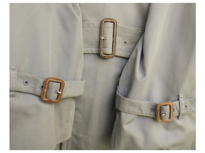 trench da uomo vintage Burberry 50 Grigio - vista 5