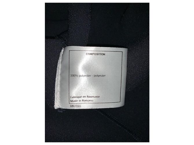 Chanel Oberteil Schwarz aus Polyester Größe M - Ansicht 5