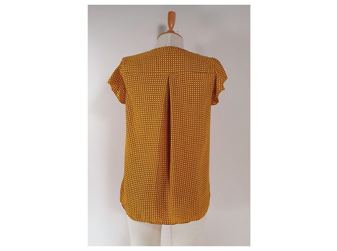 Tommy Hilfiger Oberteil Gelb Polyester M - Ansicht 4