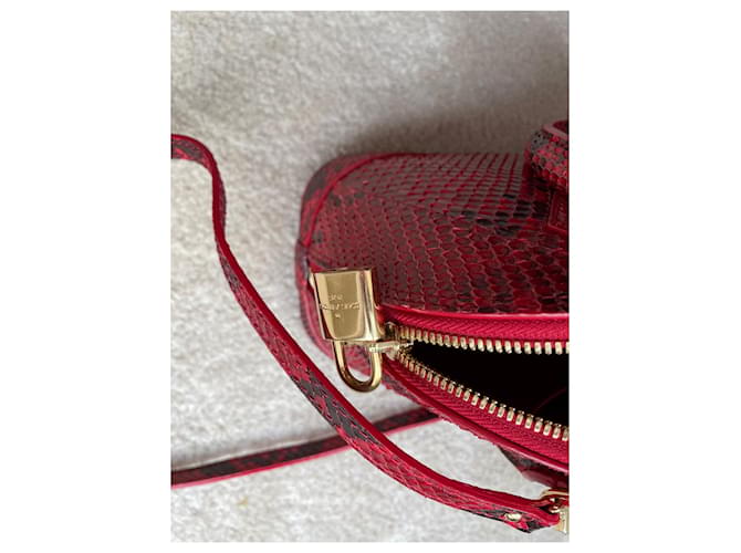 Louis Vuitton Alma BB Python Rot Handtasche - Ansicht 7