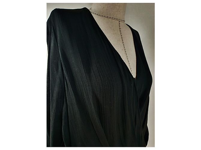 & Other Stories Blusa de Viscosa Negra Negro - vista 3
