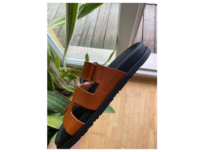 Oran Sandali Hermès Chypre di dimensioni  38.5 Marrone - vista 6