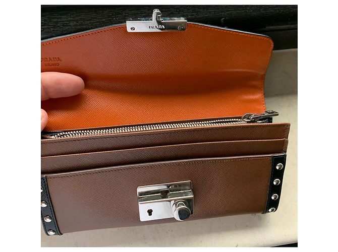 Prada Saffiano leather wallet Multiple colors - view 7