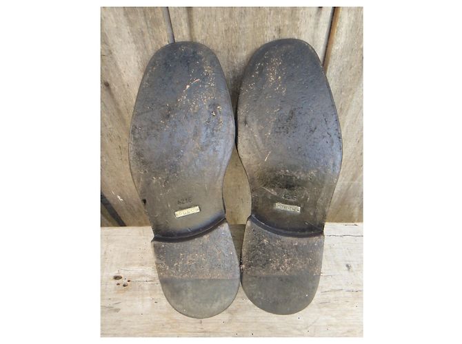 Scarpe Richelieu Gucci nere in pelle verniciata 43,5 FR Nero - vista 6