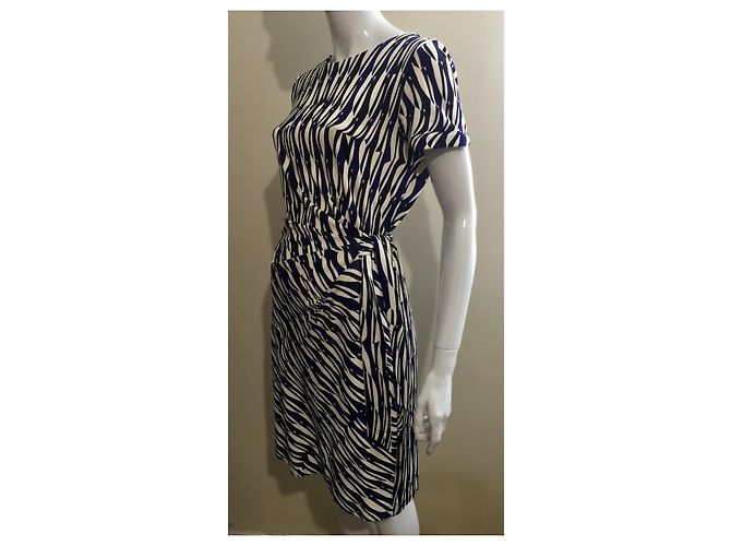 Diane Von Furstenberg DvF Zoe vestido envelope de seda Multicor - vista 2