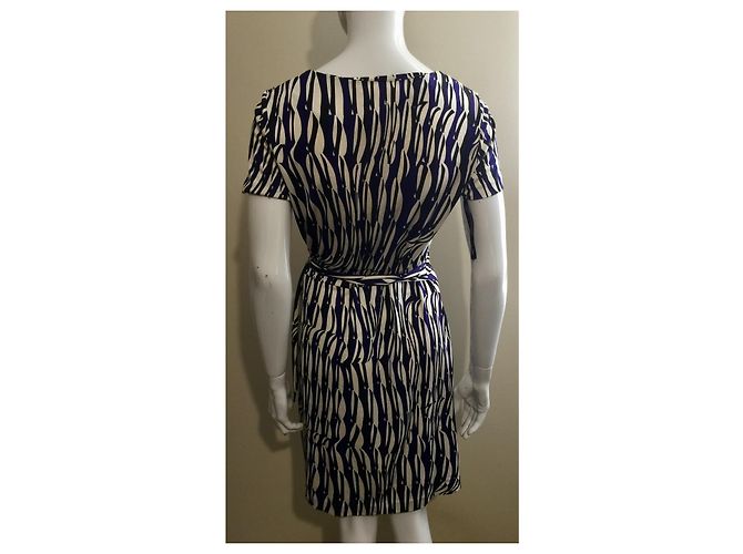 Diane Von Furstenberg DvF Zoe vestido envelope de seda Multicor - vista 4