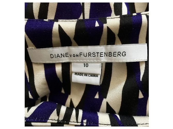 Diane Von Furstenberg DvF Zoe vestido envelope de seda Multicor - vista 5
