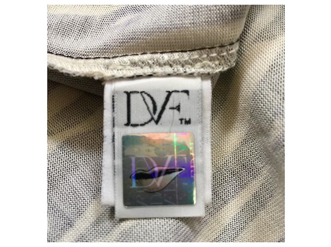 Diane Von Furstenberg DvF Zoe vestido envelope de seda Multicor - vista 6