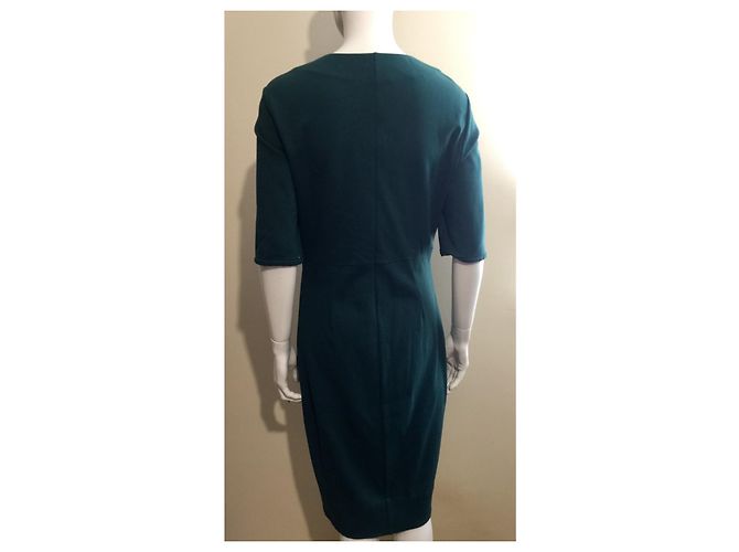 Diane Von Furstenberg DvF waldgrünes Saturnkleid Dunkelgrün - Ansicht 3