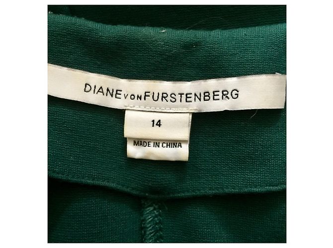 Diane Von Furstenberg DvF waldgrünes Saturnkleid Dunkelgrün - Ansicht 5