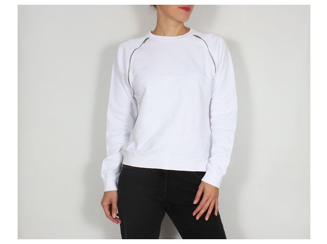 sudadera Saint Laurent. Blanco - vista 2