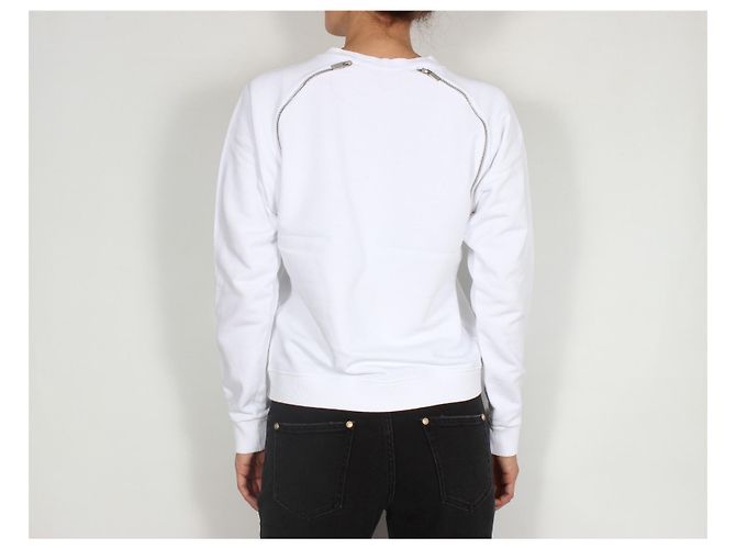 sudadera Saint Laurent. Blanco - vista 3