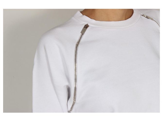 sudadera Saint Laurent. Blanco - vista 4