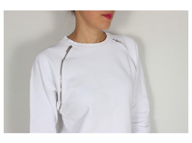 sudadera Saint Laurent. Blanco - vista 5