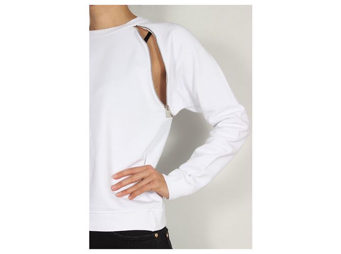 sudadera Saint Laurent. Blanco - vista 6