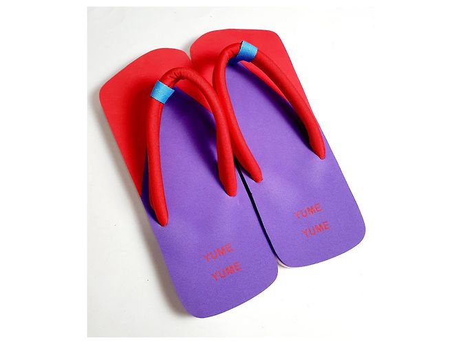 Autre Marque Infradito YUME YUME stile Geta Multicolore - vista 3