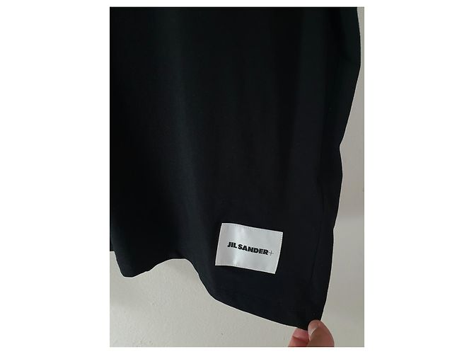 T-shirt Jil Sander nera in cotone Nero - vista 2