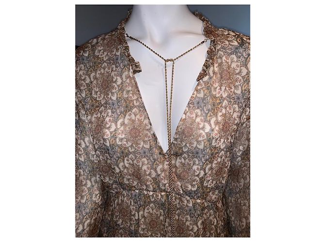 Vestido Patrizia Pepe de viscosa marrón Castaño - vista 2