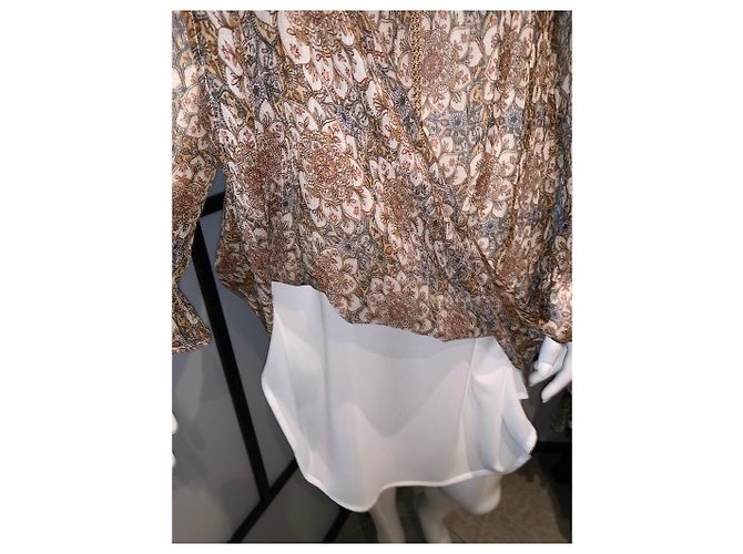 Vestido Patrizia Pepe de viscosa marrón Castaño - vista 4
