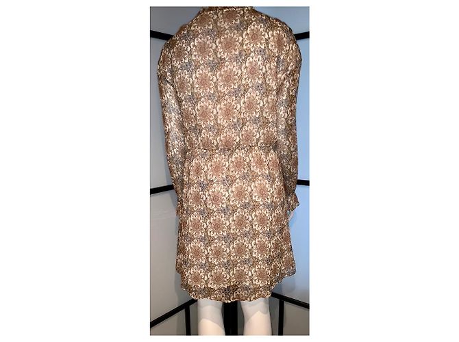Vestido Patrizia Pepe de viscosa marrón Castaño - vista 5