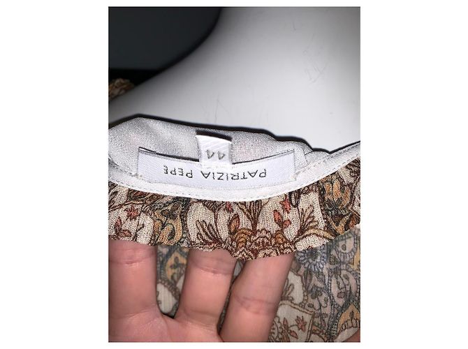Vestido Patrizia Pepe de viscosa marrón Castaño - vista 6