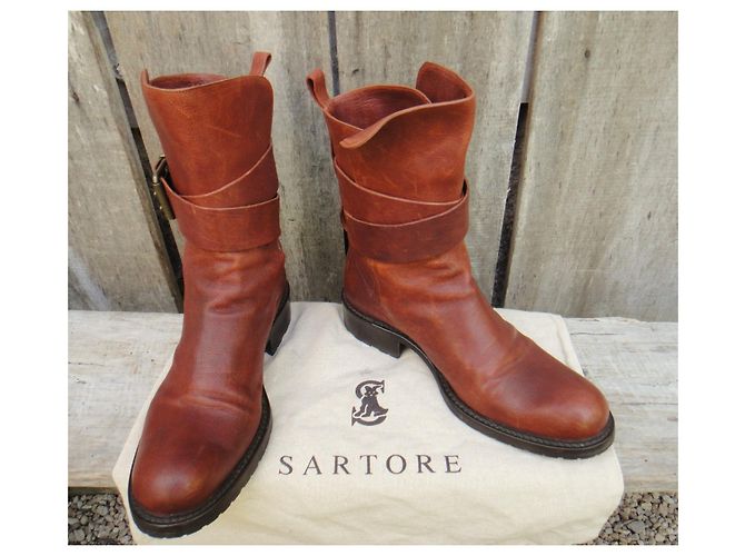 Autre Marque stivali biker Sartore p 39 Marrone - vista 3